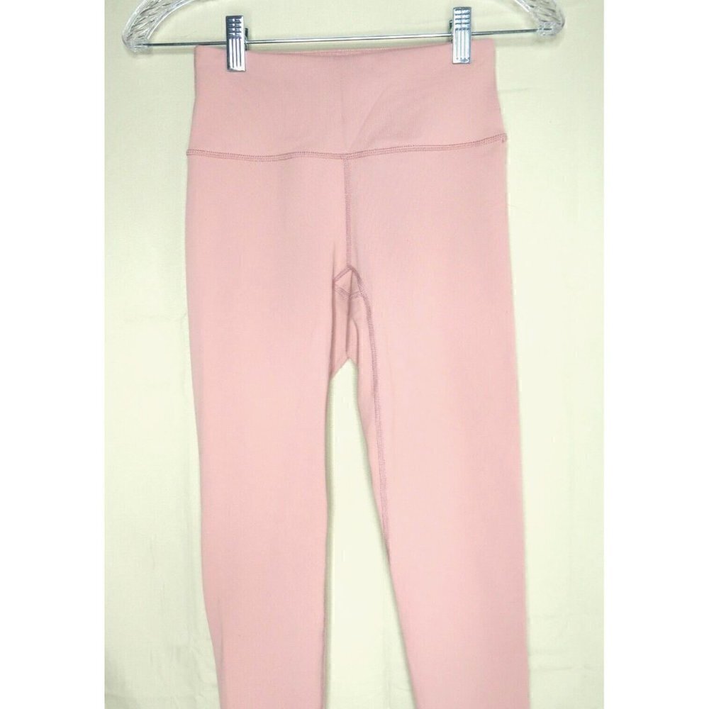 SASKI Collection Core Leggings High Rise Full Length Pink Women's Size XS EUC - Picture 4 of 10